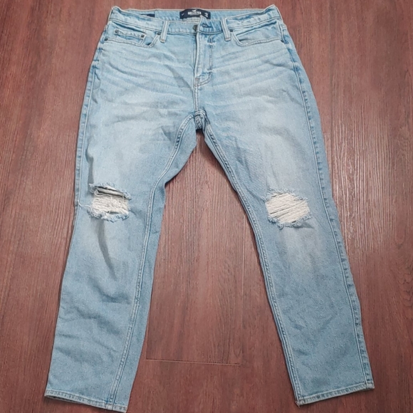 hollister epic flex taper jeans